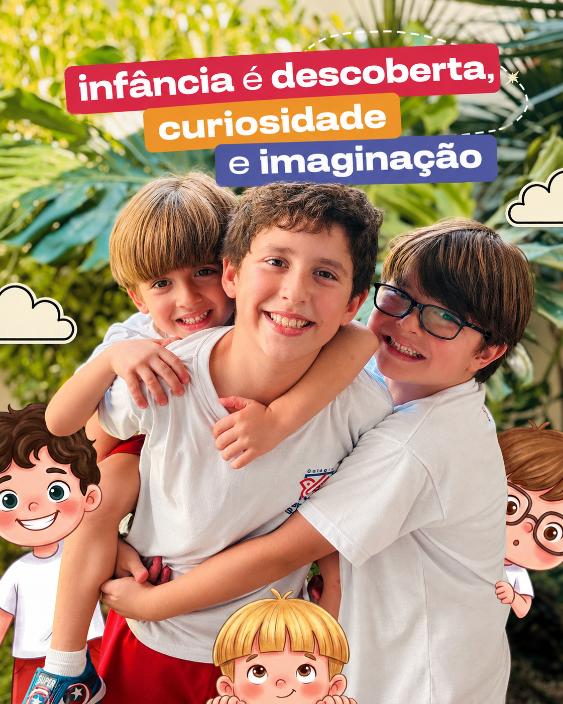 Nós valorizamos a parceria escola e família